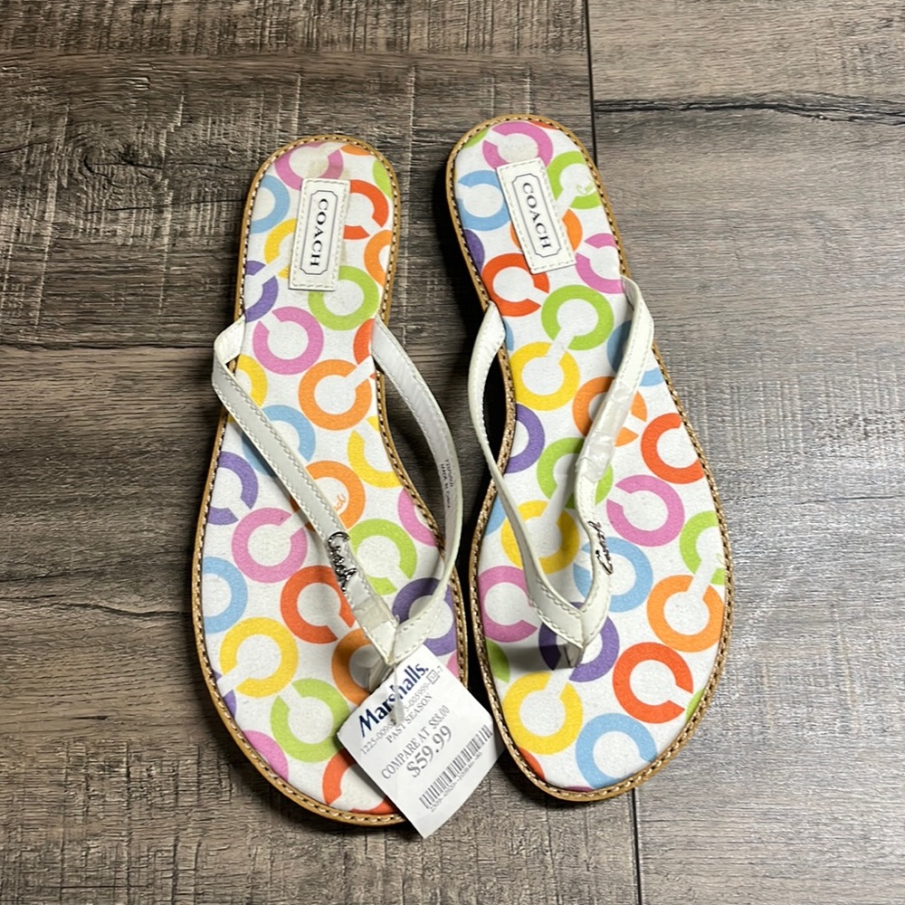Coach sandals 9.5